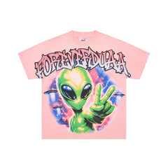 DUAA High-Contrast Direct Print Graphic Streetwear T-Shirt
