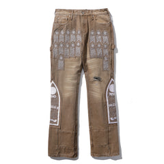 West Coast Choppers Vintage Distressed Graphic Jeans