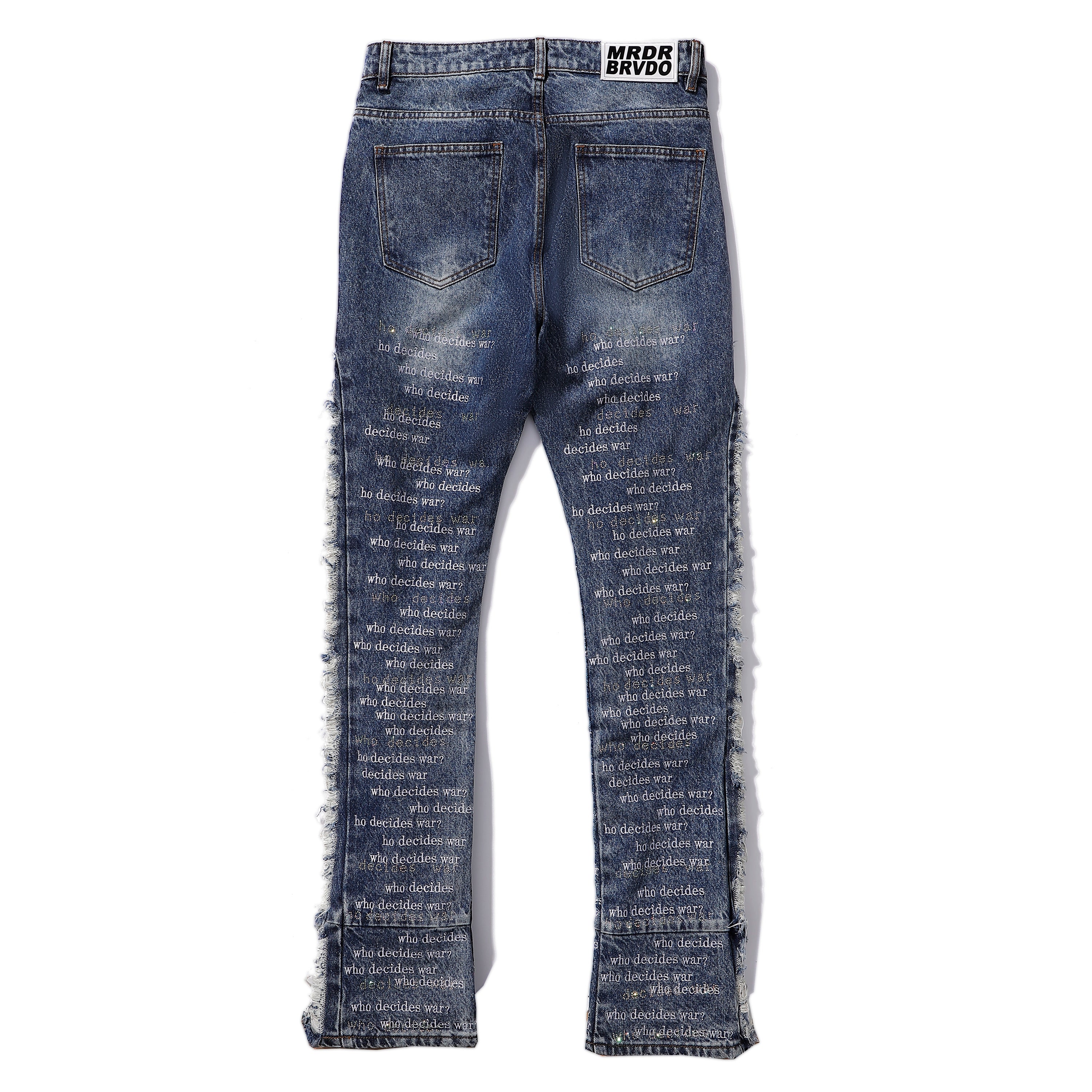 West Coast Choppers Two-Tone Patchwork Denim Jeans