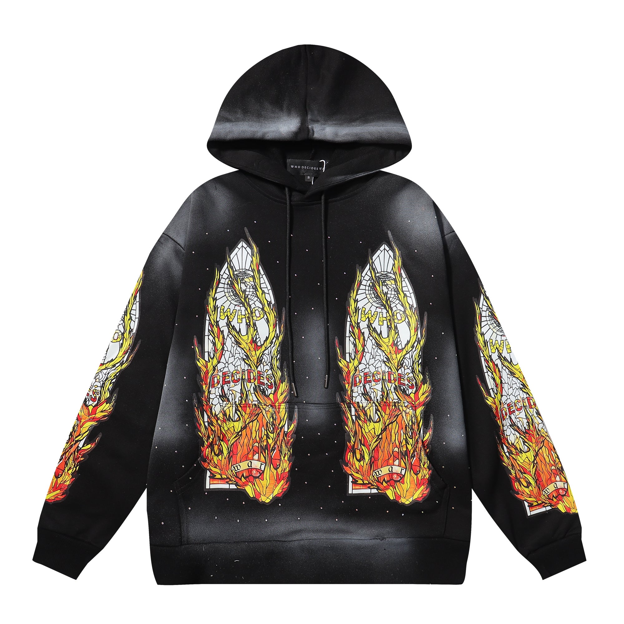 West Coast Choppers Graphic Leather Jacket