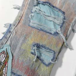 West Coast Choppers Distressed Painted Denim Jeans