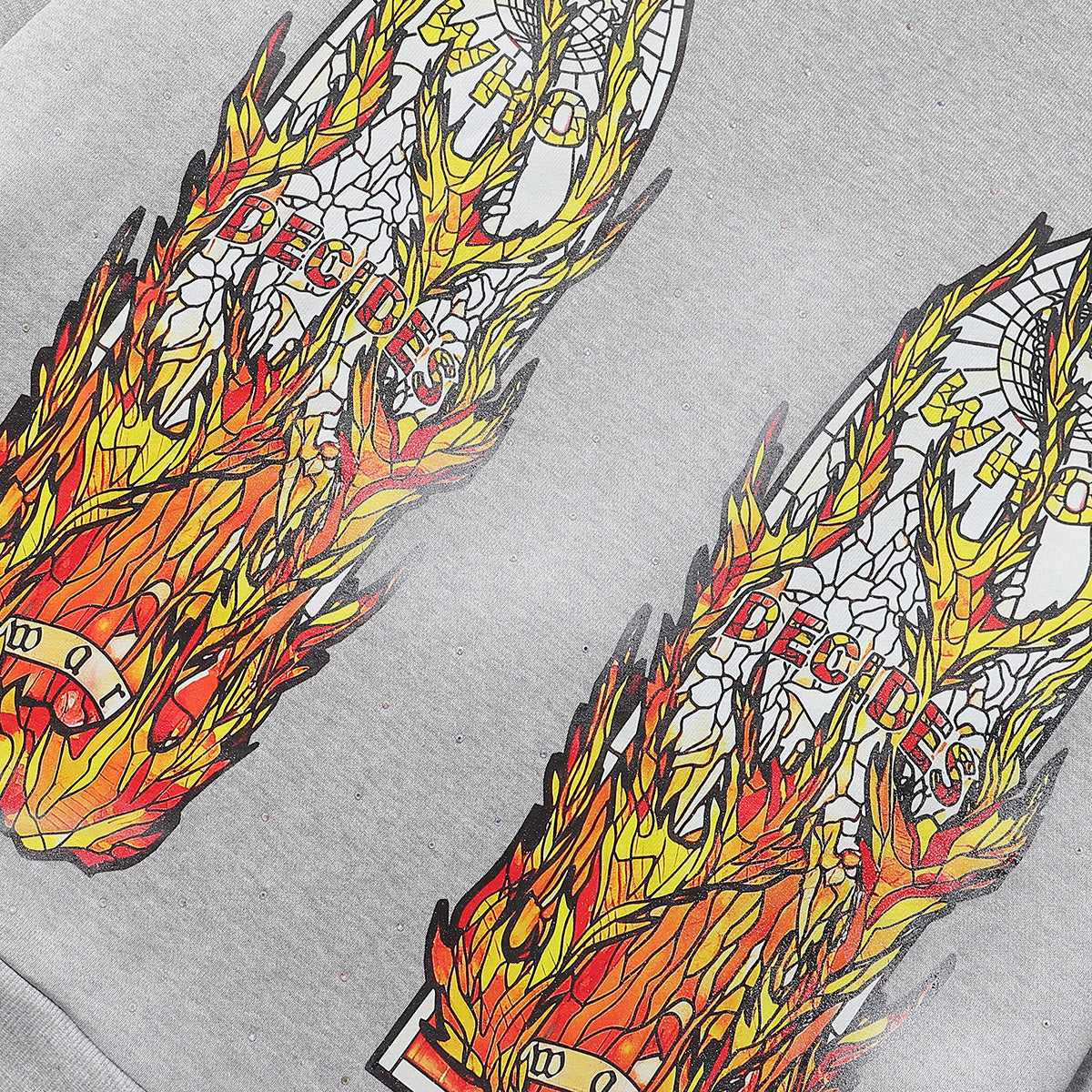West Coast Choppers Flame Graphic Pullover Hoodie