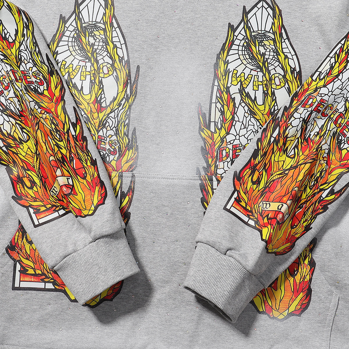 West Coast Choppers Flame Graphic Pullover Hoodie
