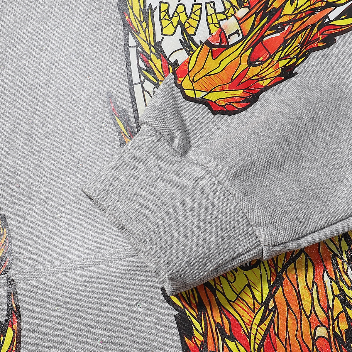 West Coast Choppers Flame Graphic Pullover Hoodie