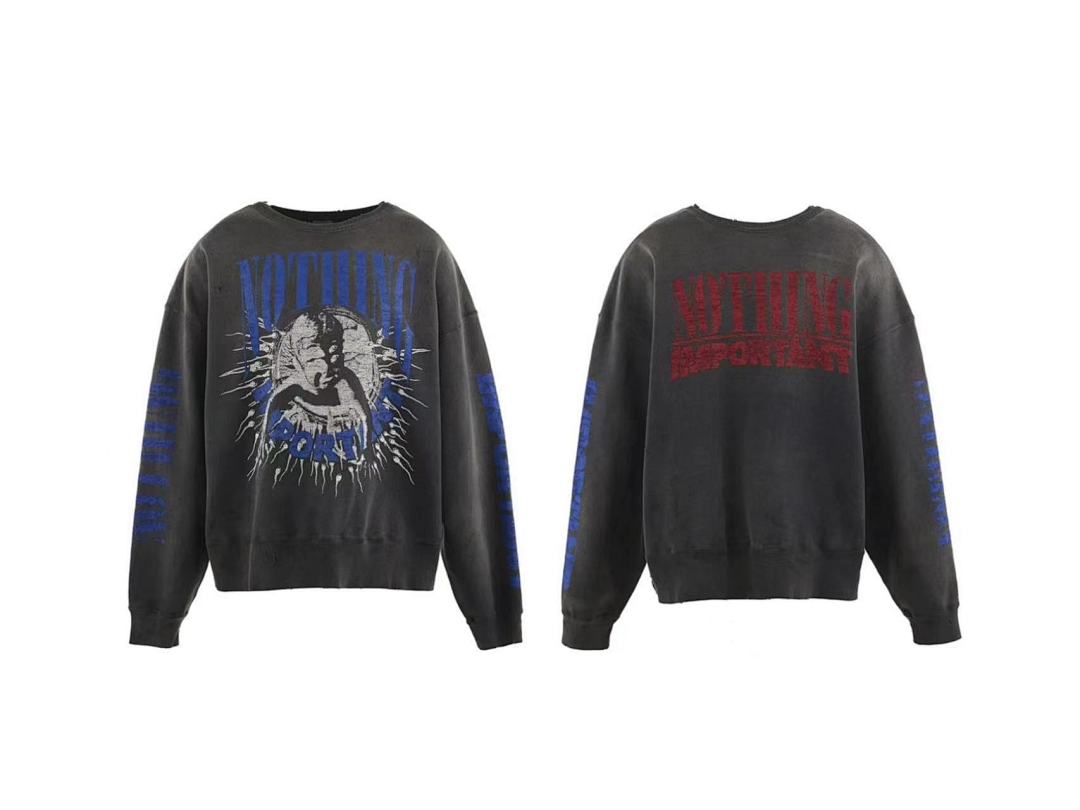 Saint Michael ST930 Skeleton Rocker Graphic Sweatshirt