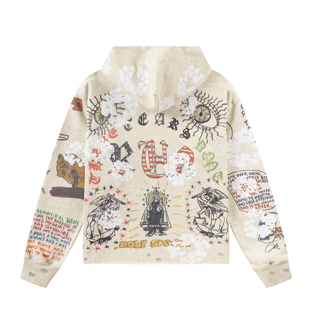 Saint Michael ST126 Full Graphic Collage Hoodie