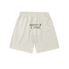 Saint Michael Praying Hands & Bold Lettering Sweat Shorts