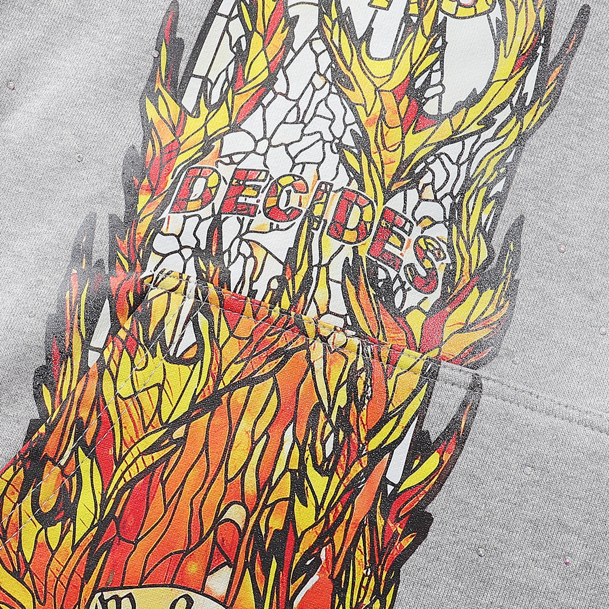 West Coast Choppers Flame Graphic Pullover Hoodie