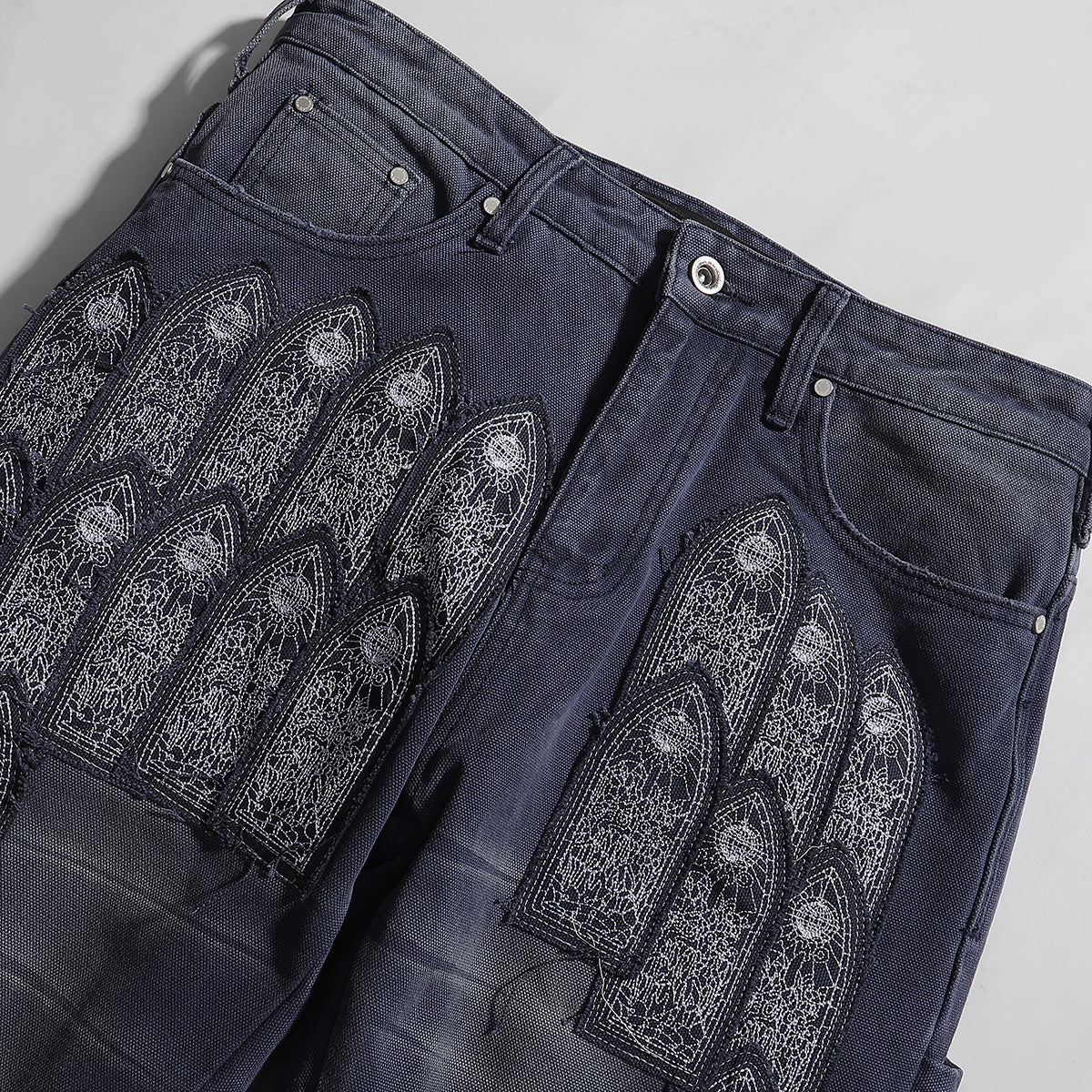 West Coast Choppers Custom Graphic Denim Jeans