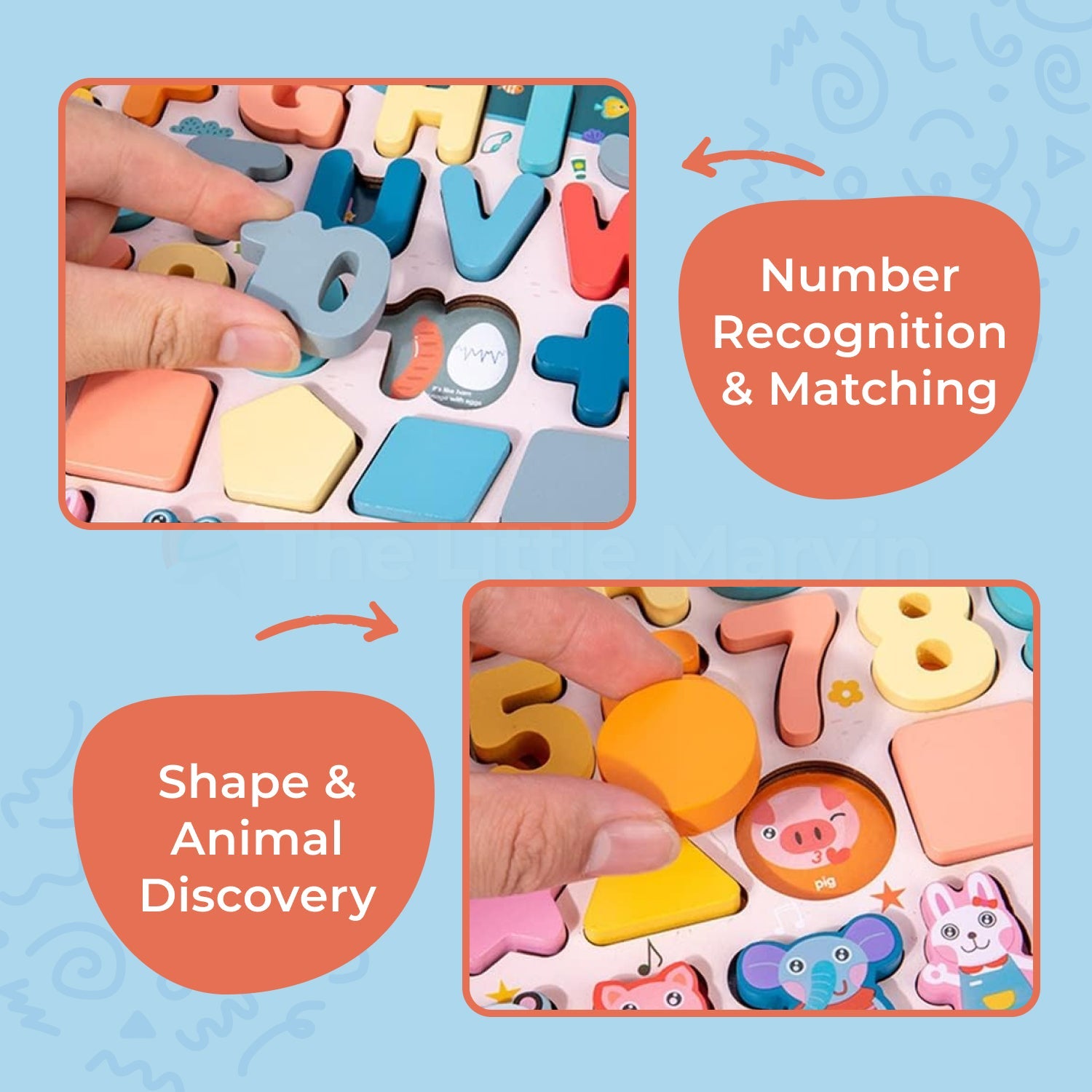 Montessori Activity Learning Board