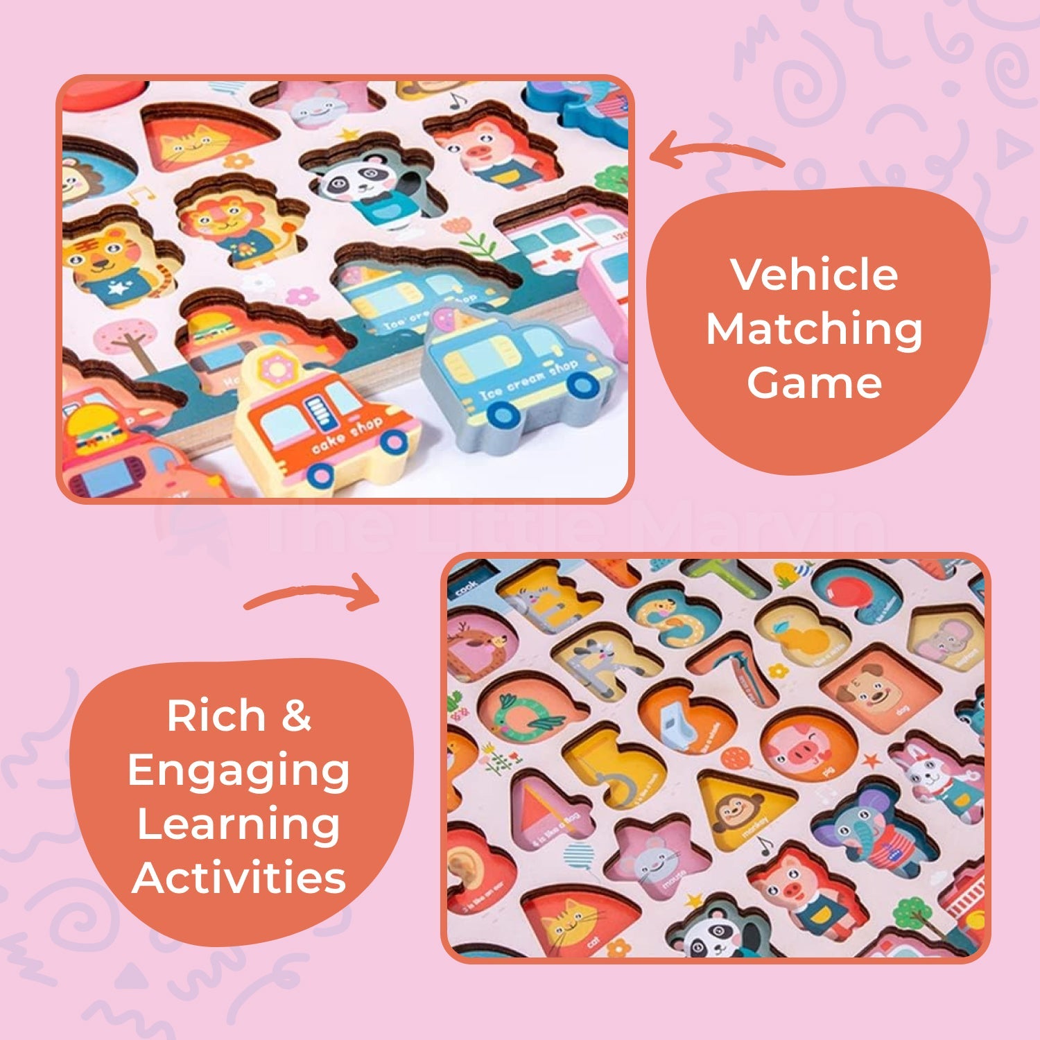 Montessori Activity Learning Board