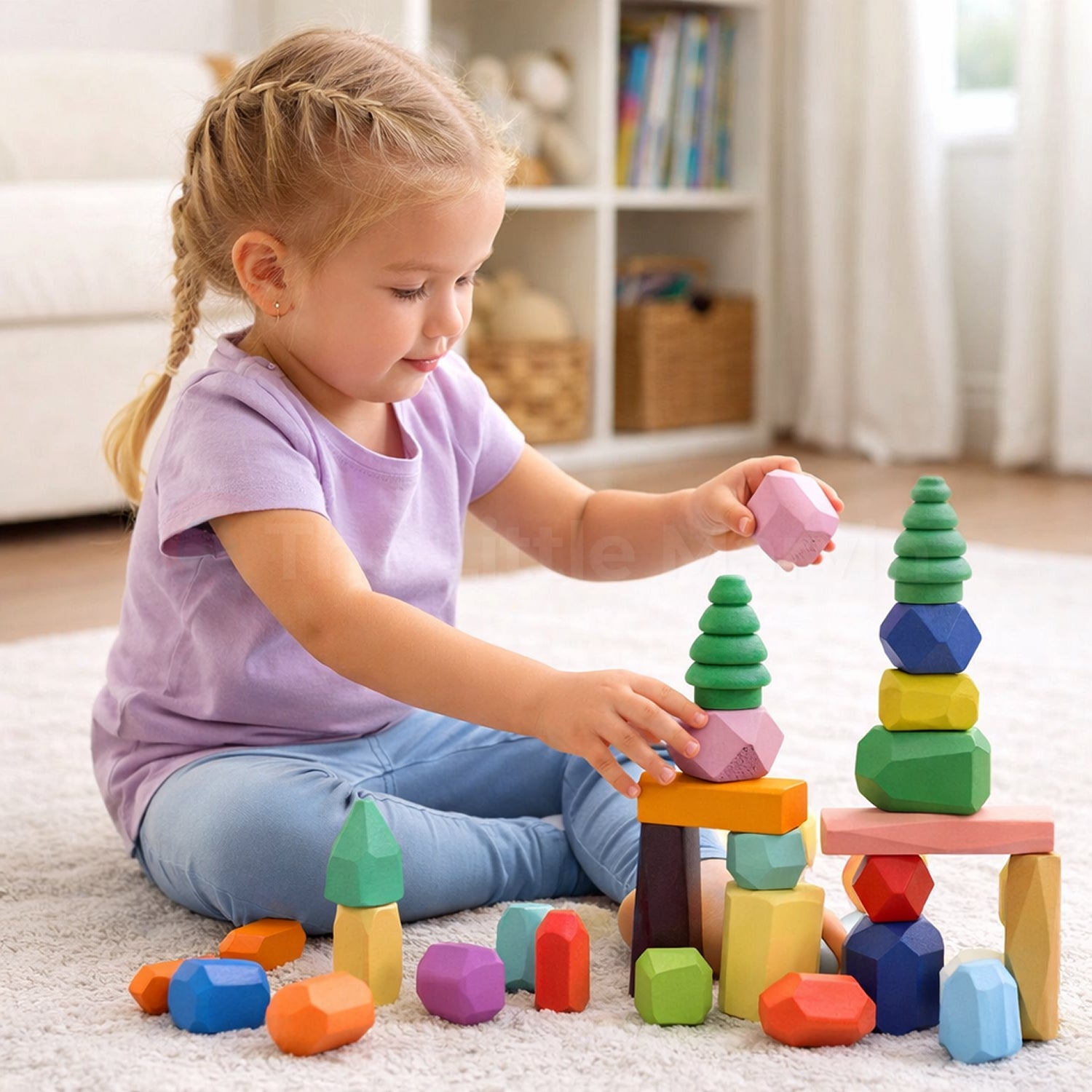 Montessori Balancing Stones