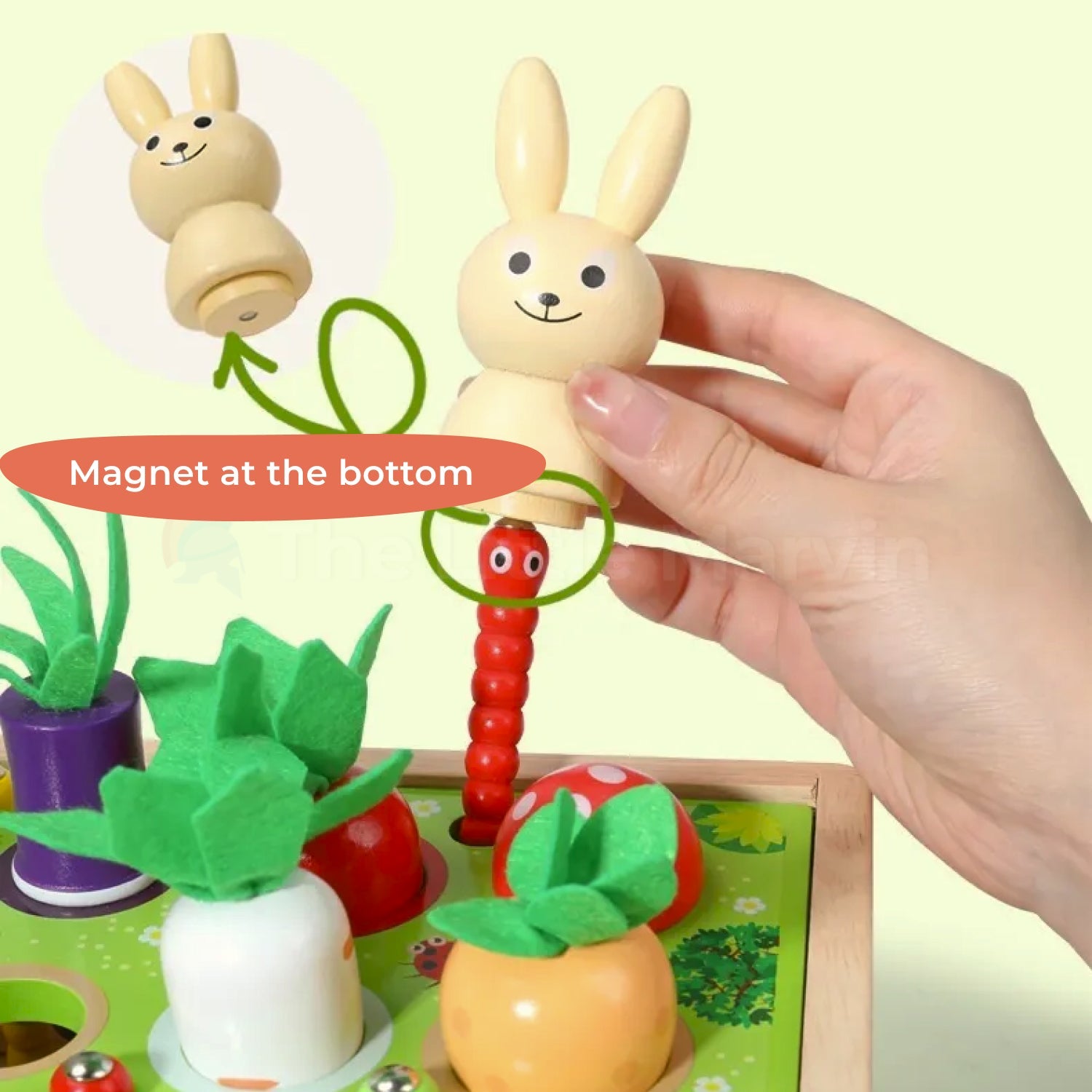 Montessori Carrot Harvest Toy