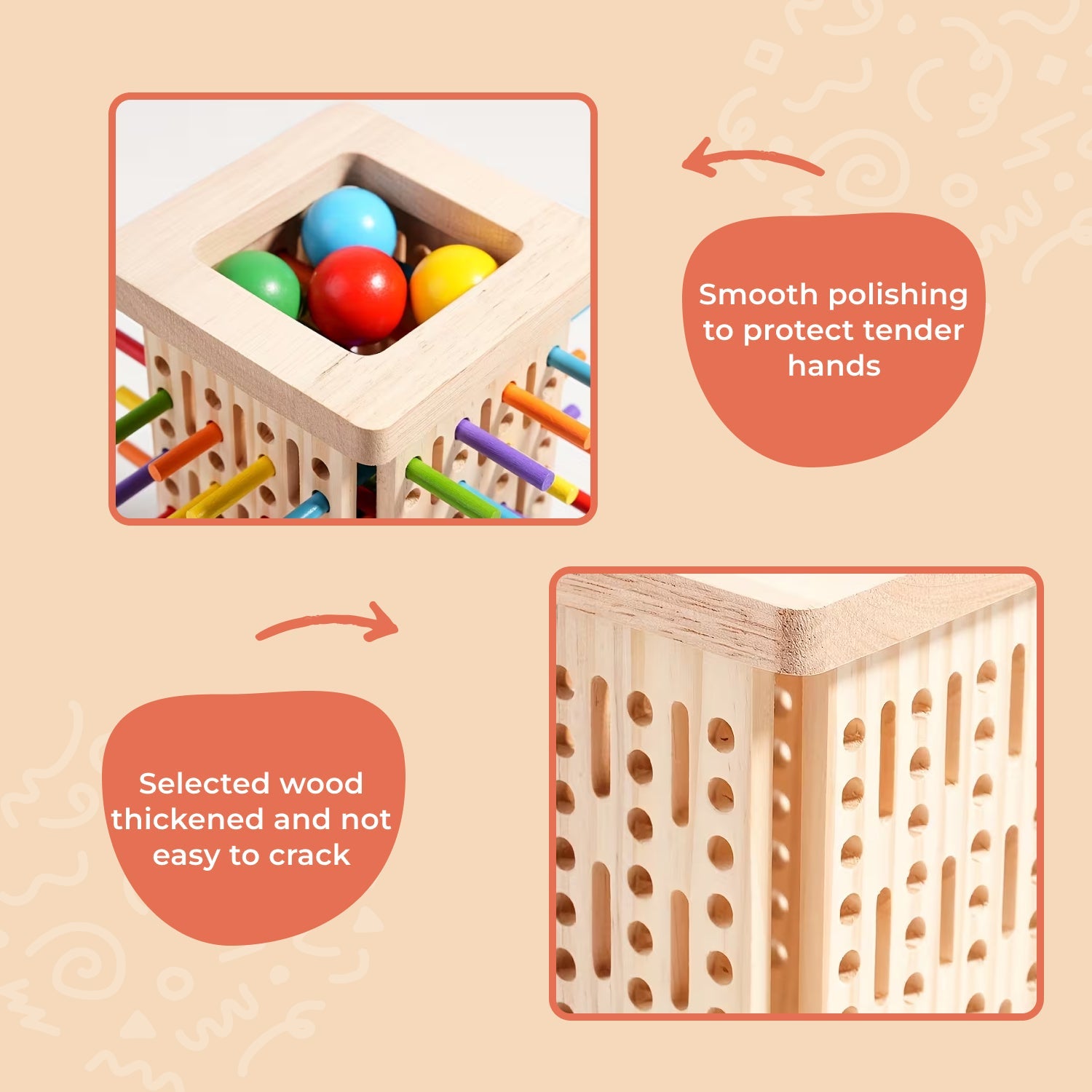 Montessori Stick Tower Game