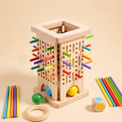 Montessori Stick Tower Game