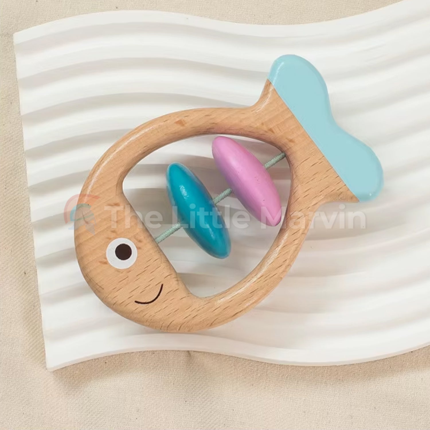 Wooden Baby Rattle Set
