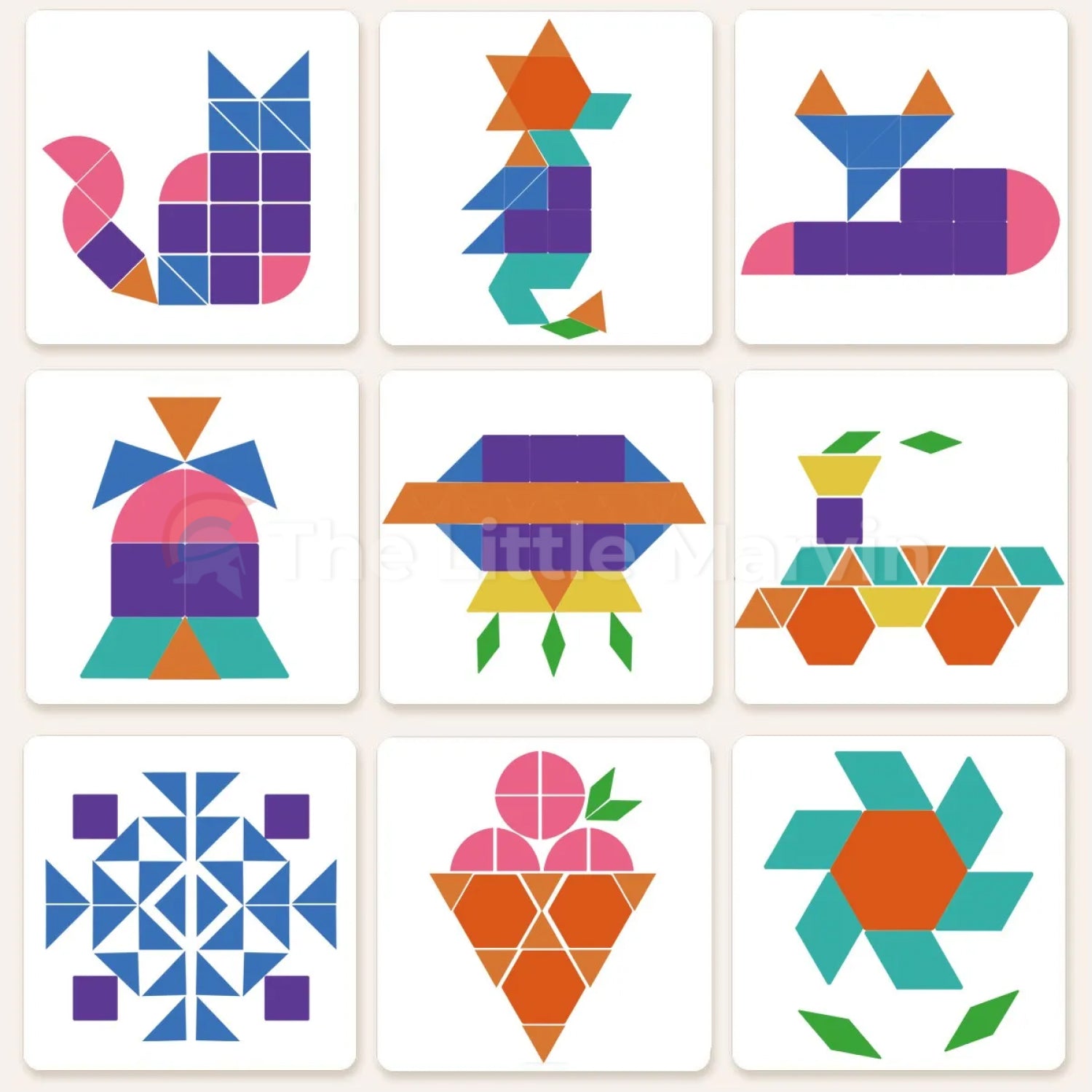Wooden Tangram Puzzle