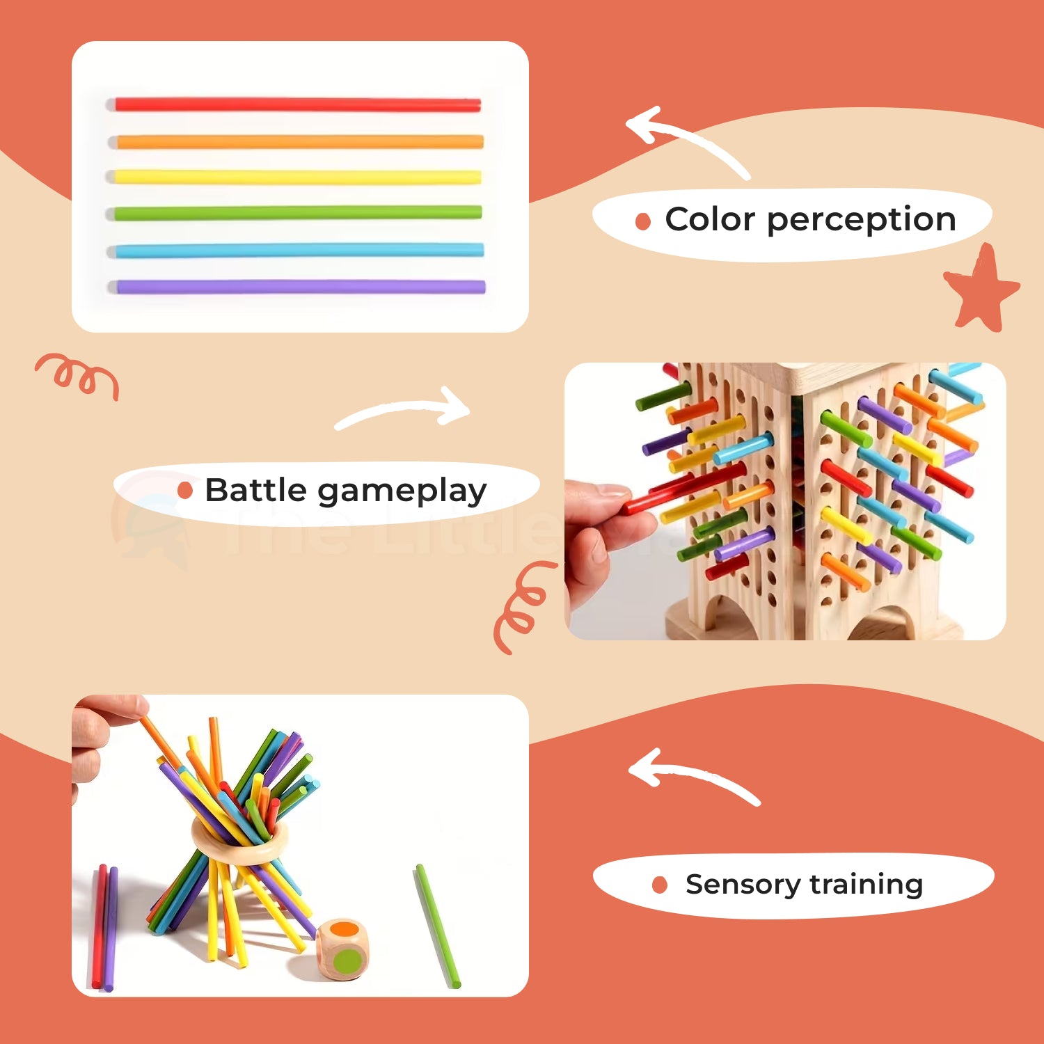 Montessori Stick Tower Game