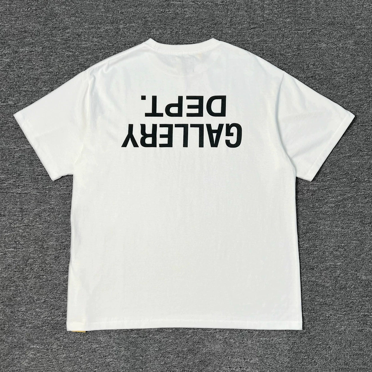 Gallery Dept. Fucked Up Logo Tee Inverted Letter Logo Printed Short Sleeve T-shirt