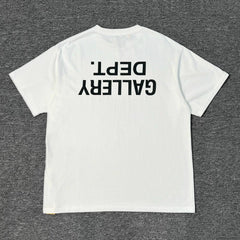 Gallery Dept. Fucked Up Logo Tee Inverted Letter Logo Printed Short Sleeve T-shirt