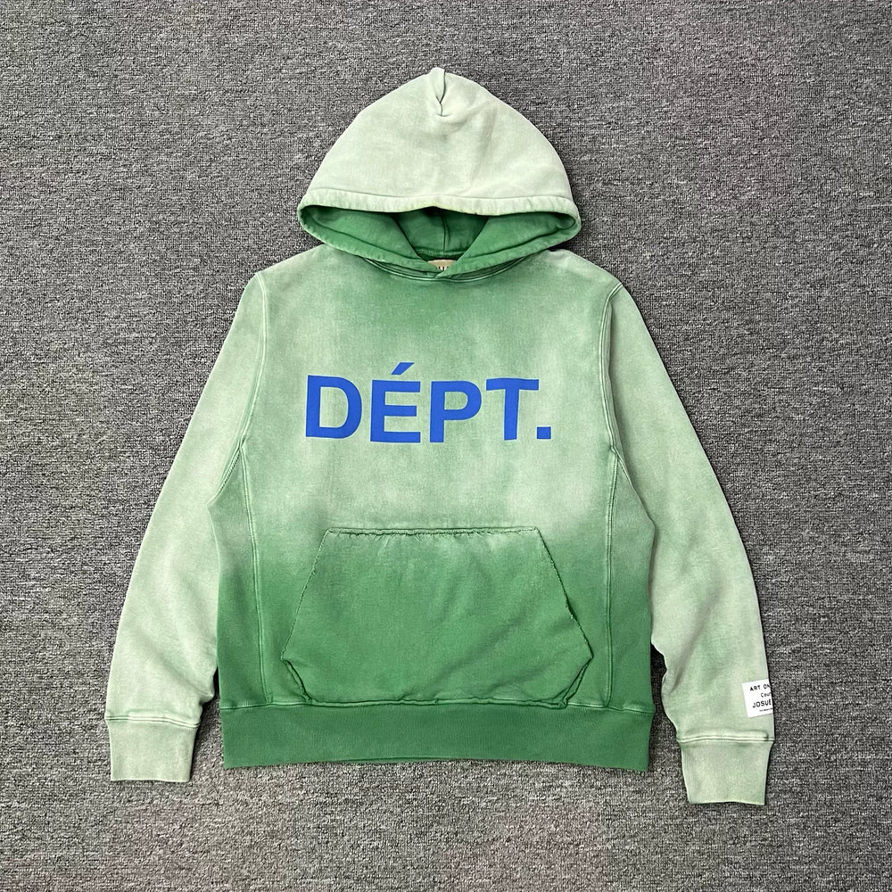 GALLERY DEPT.REVERSIBLE HOODIE double-sided washable vintage high street hoodie sweatshirt
