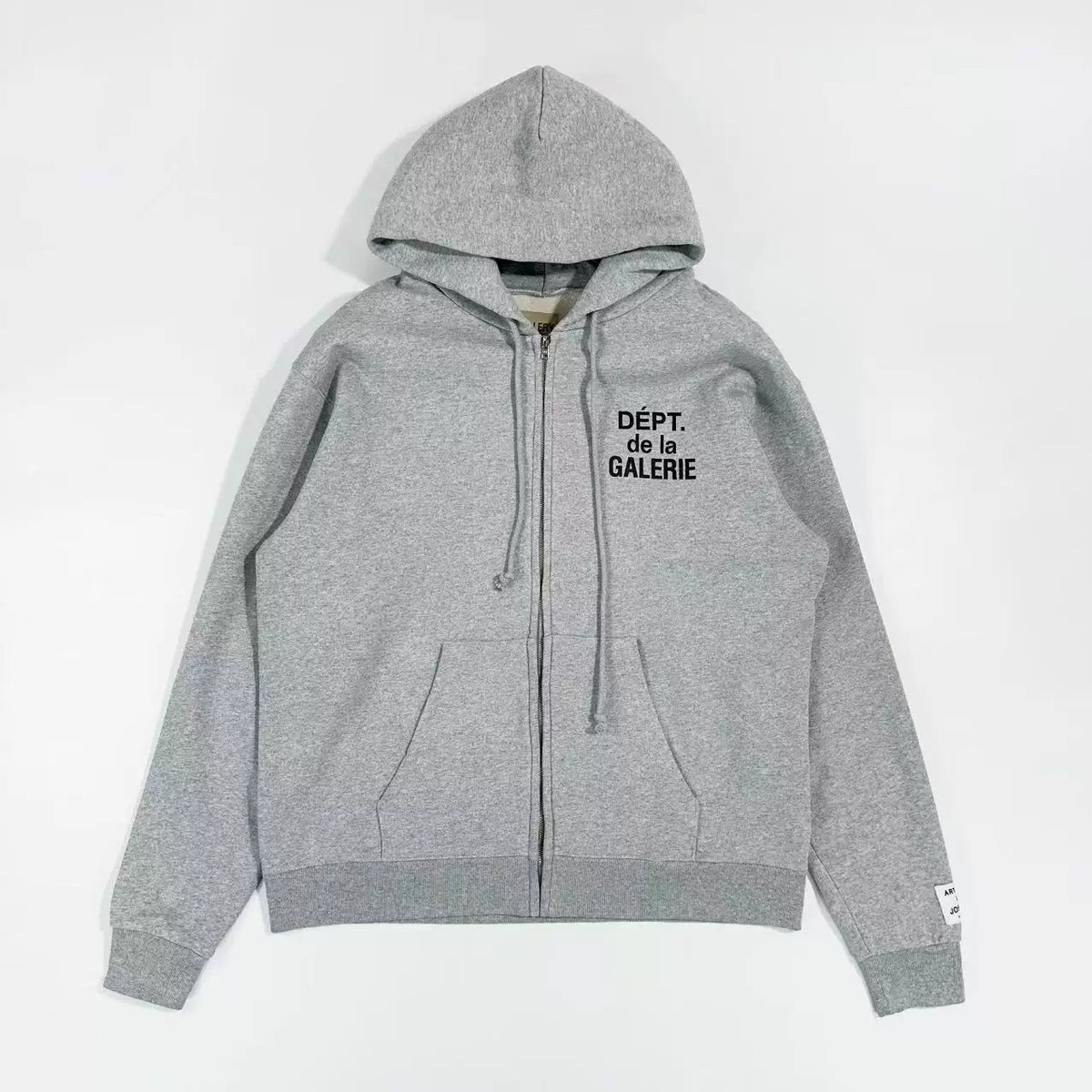 GALLERY DEPT. FRENCH Hemp Grey Basic French American High Street Zipper Hoodie Coat