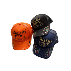 GALLERY DEPT Bevely BLVD Retro Inkjet Truck Hat Hip Hop Hat Mesh Hat Trendy Men and Women