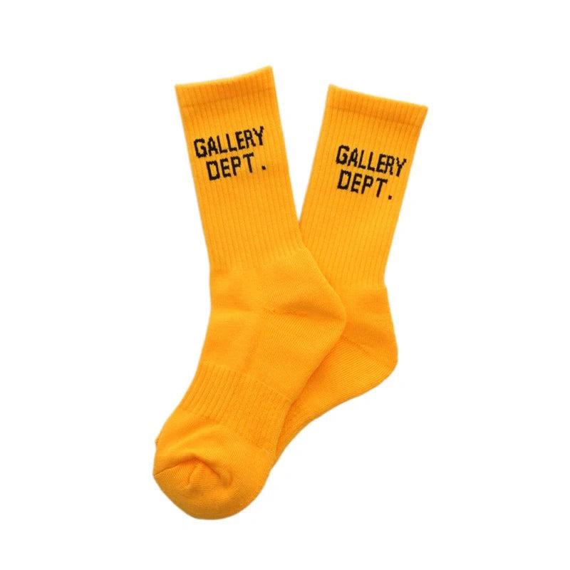 GALLERY DEPT 23AW Socks American Retro Coarse Thread Socks Mid Tube Men's and Women's Couple Style Trendy