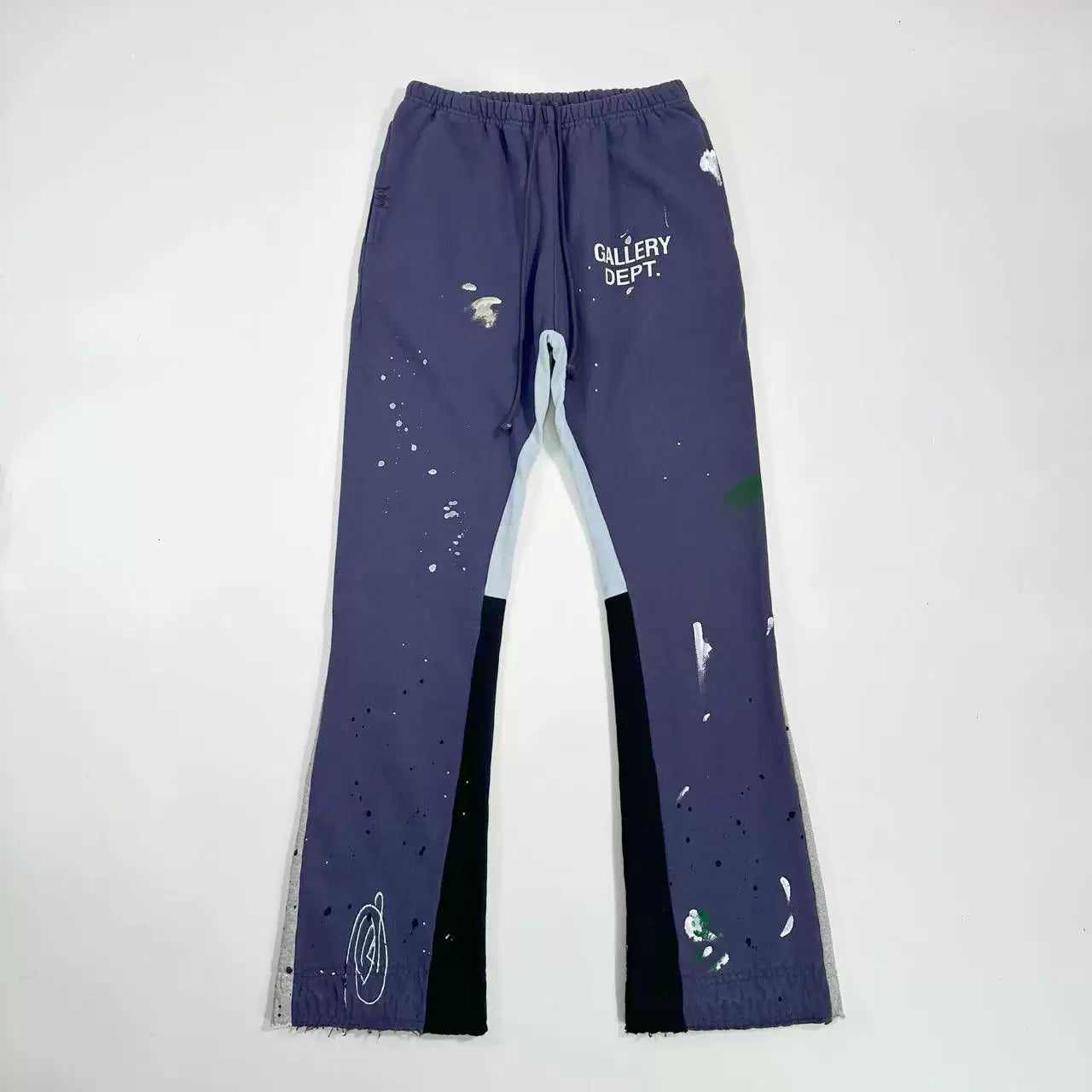 GALLERY DEPT. PAINTED FLARED SWEATPANT High Street Guard Pants