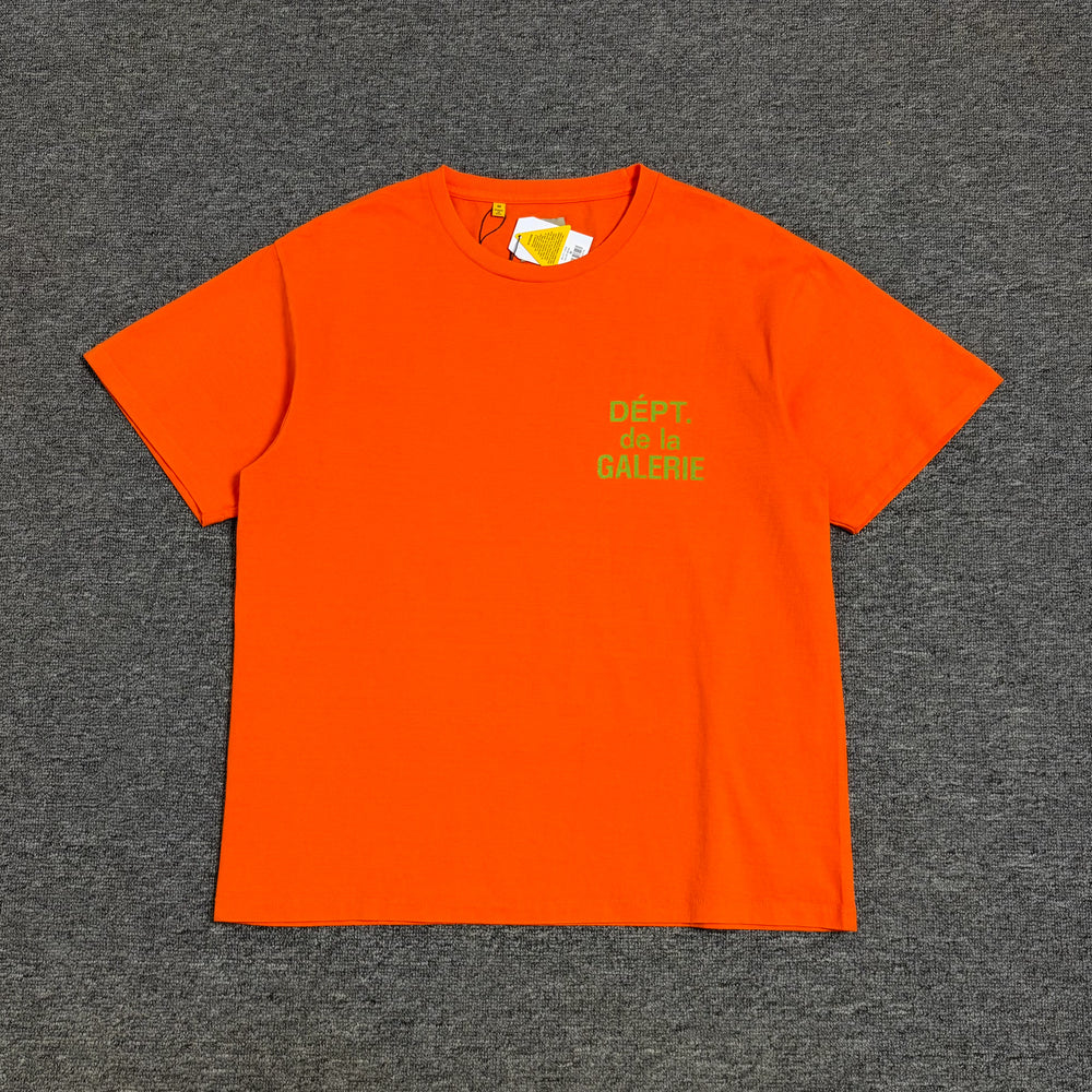 GALLERY DEPT. French T-shirt with French logo letter print short sleeved shirt for both men and women