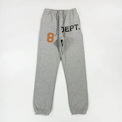 GALLERY DEPT LOGO 8 SWEATPANT 8 letter print high street ankle pants long pants