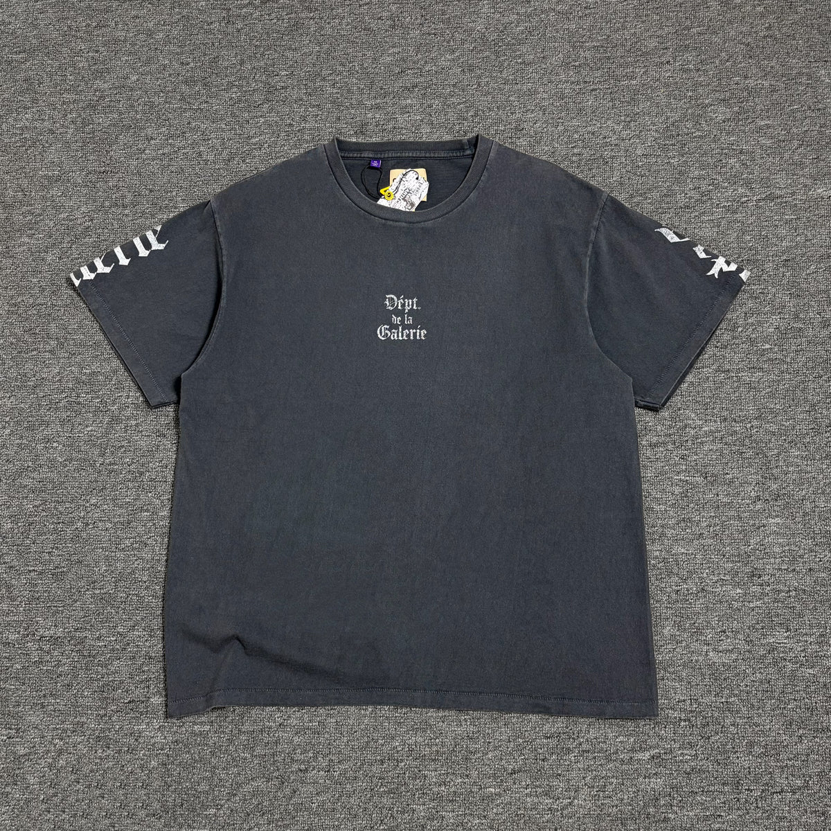 GALLERY DEPT.LOGO-PRINT COTTON-JERSEY T-SHIRT vintage high street short sleeved shirt