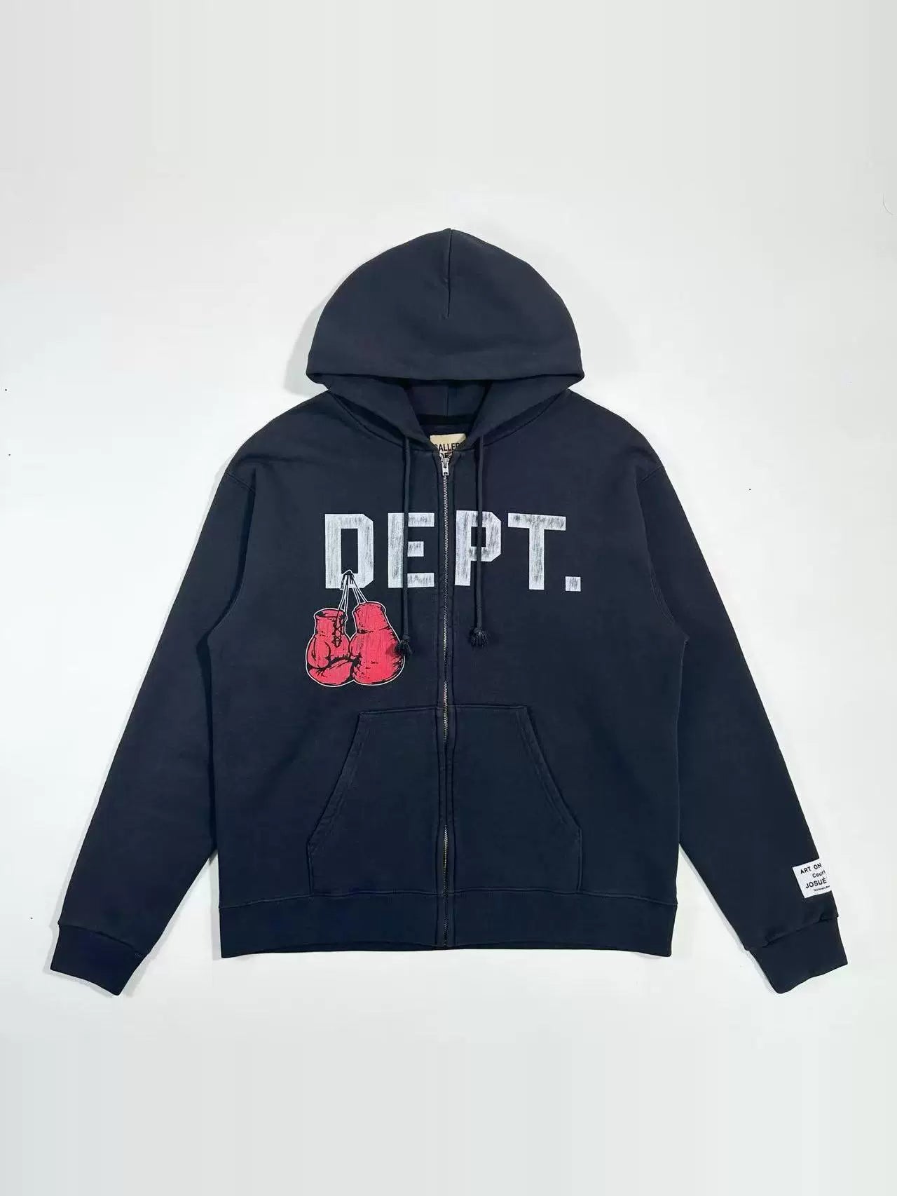 GALLERY DEPT. BOXING MERCH ZIP HOODIE拳击手套拉链卫衣帽衫