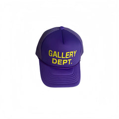 Gallery Dept Independent American Retro Vintage Washed Alphabet Printed Mesh Hat Truck Driver Hat Male