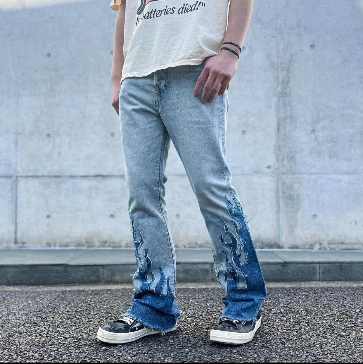 Gallery Dept la blvd flare flame micro flared jeans