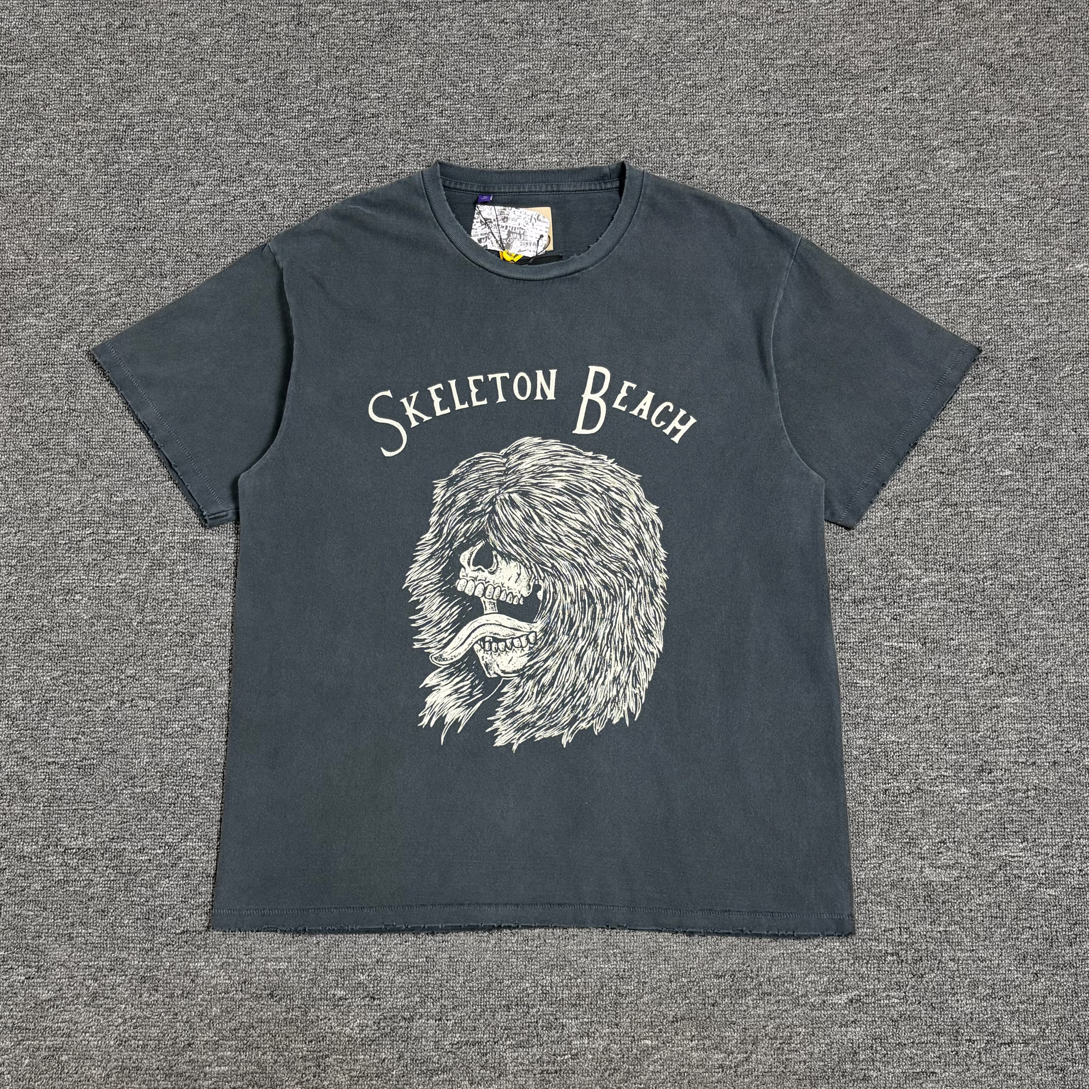 GALLERY DEPT. SKELETON BEACH GRIT TEE 骷髅印花复古高街短袖