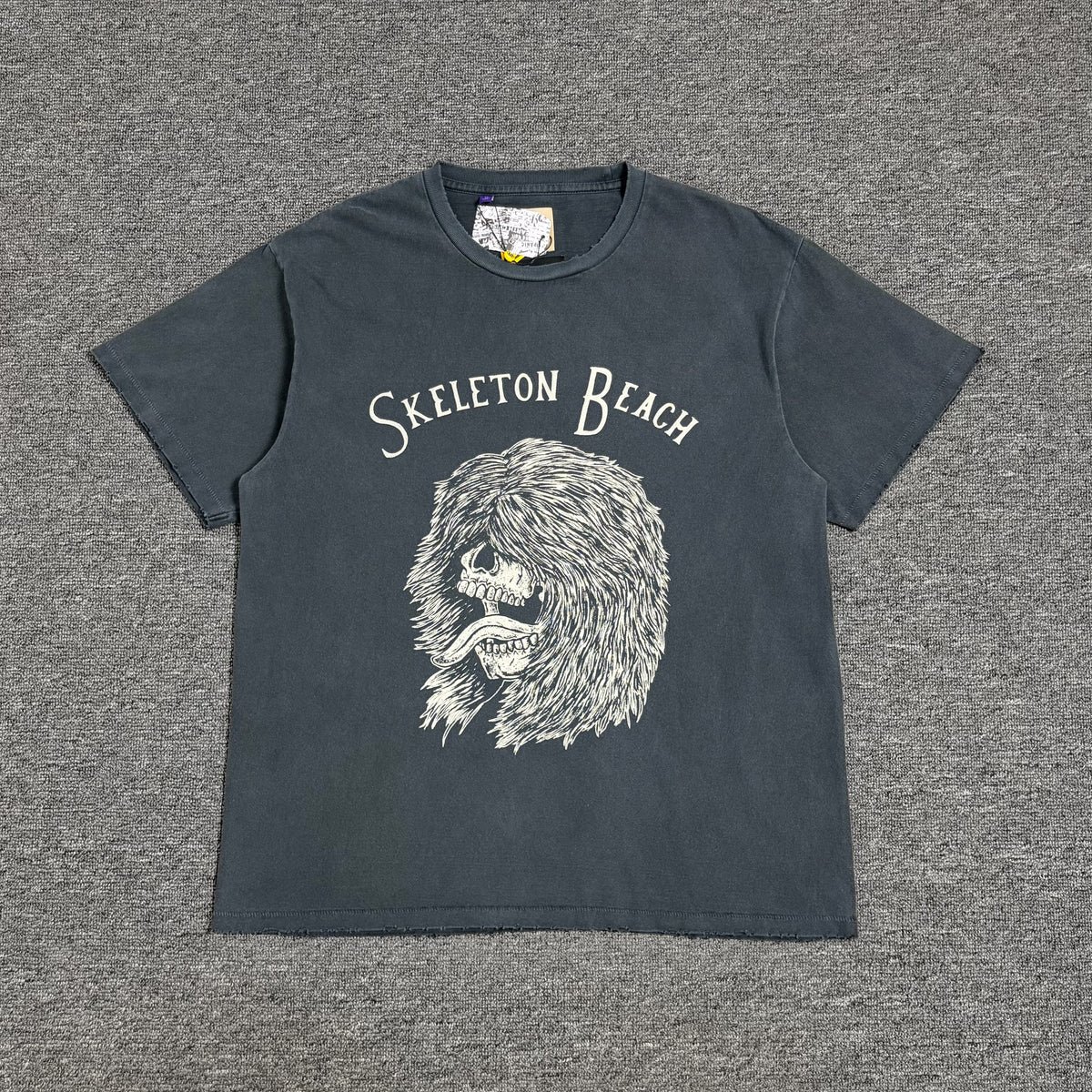 GALLERY DEPT. SKELETON BEACH GRIT TEE 骷髅印花复古高街短袖