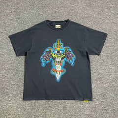 GALLERY DEPT. LIVE FOR METAL TEE 25 new washed and worn loose short sleeved T-shirt