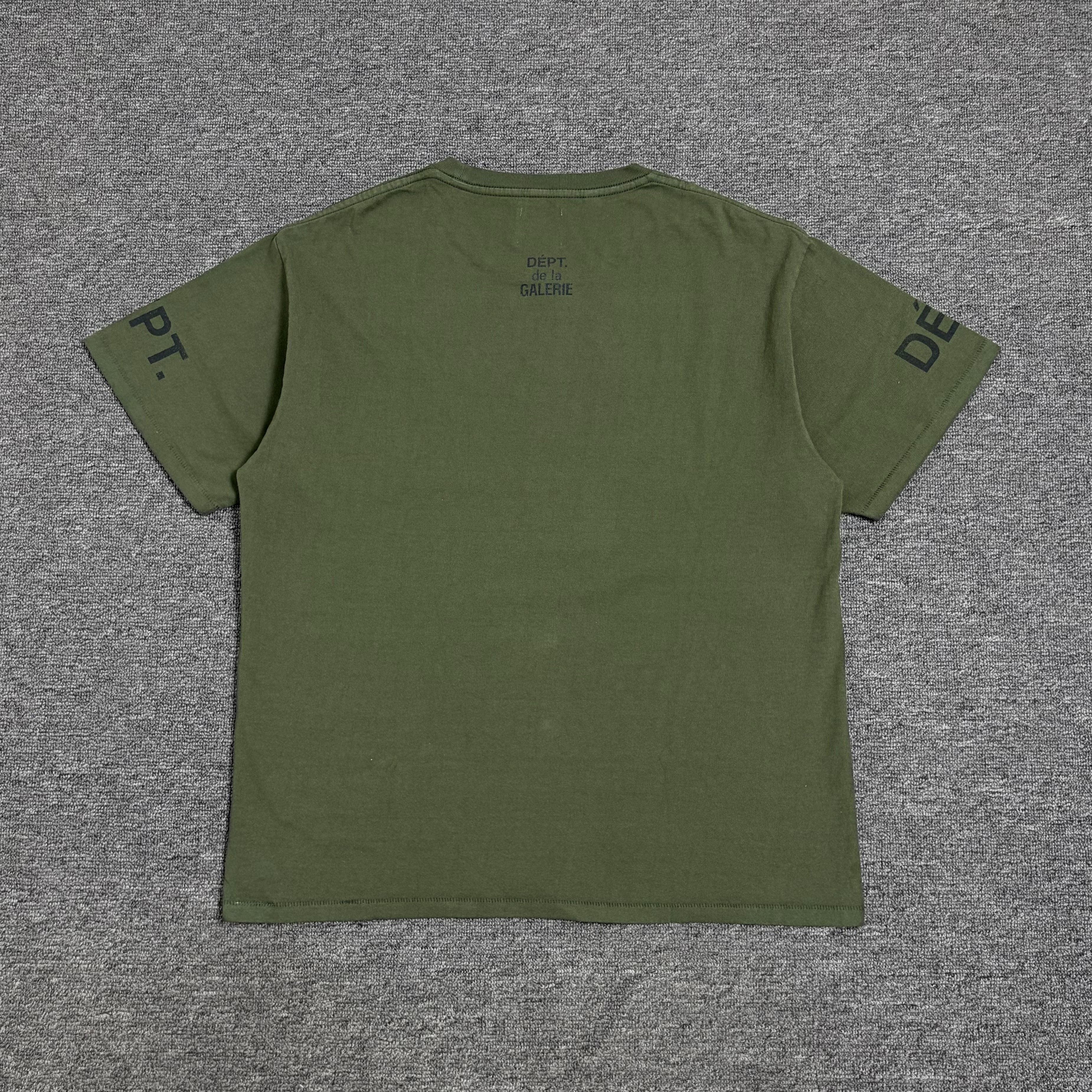 GALLERY DEPT. short sleeved graphic T-shirt basic letter short sleeved T-shirt