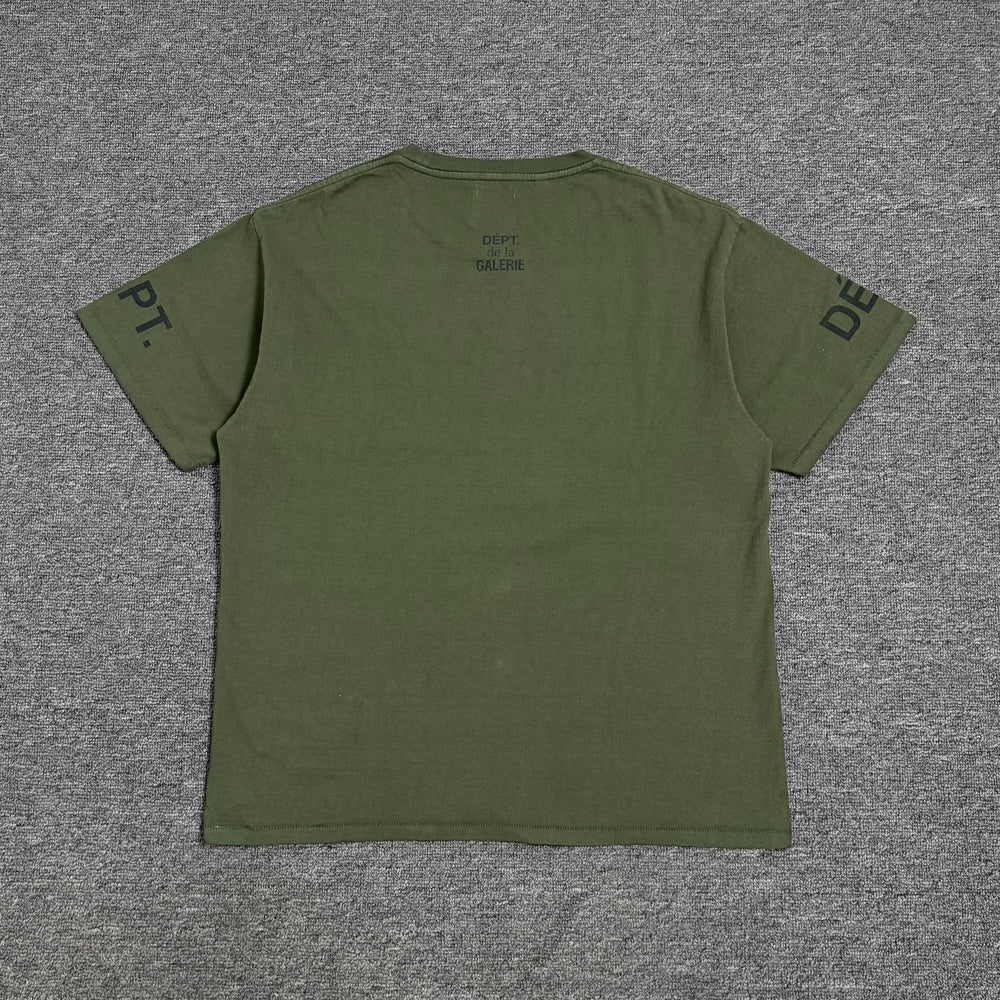 GALLERY DEPT. short sleeved graphic T-shirt basic letter short sleeved T-shirt