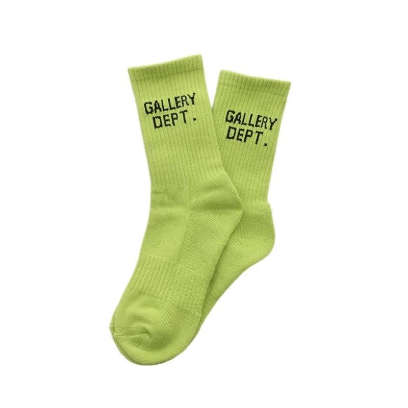 GALLERY DEPT 23AW Socks American Retro Coarse Thread Socks Mid Tube Men's and Women's Couple Style Trendy