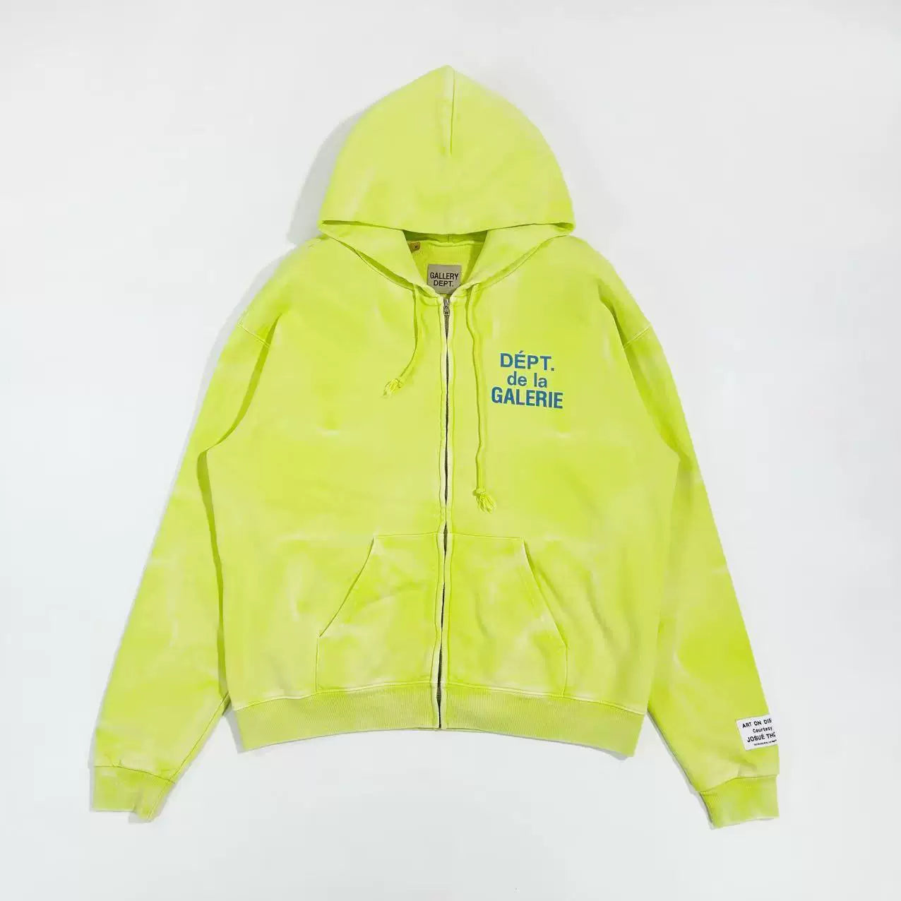 GALLERY DEPT Water Wave Hoodie Jennie Lisa's Same Style Youth Pop Cardigan Hoodie Coat