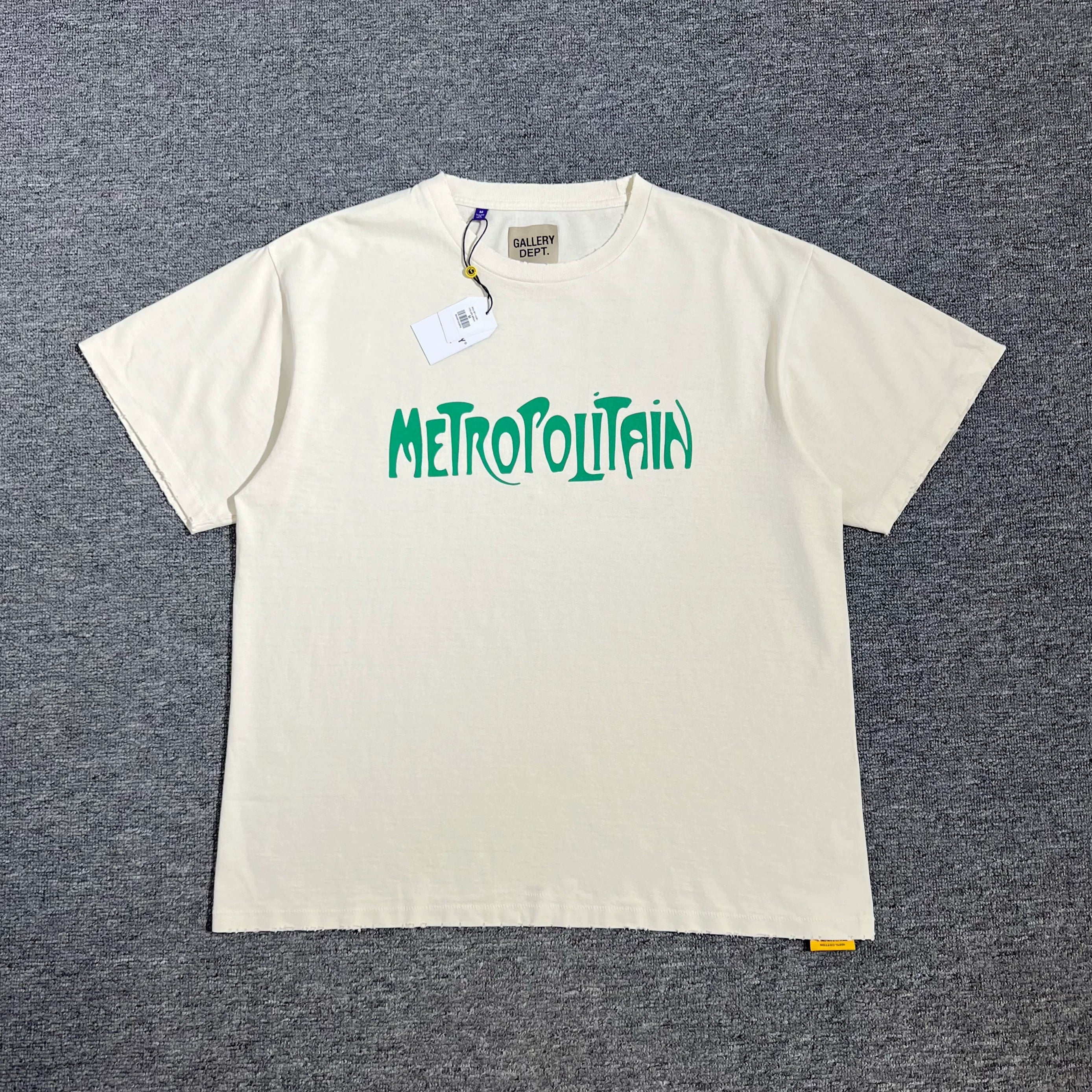 GALLERY DEPT. SELF TITLE TEE Self titled Loose Round Neck High Street Short sleeved T-shirt