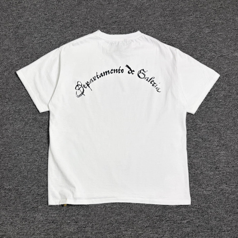 Gallery Depot. Car Club Printed Cotton Jersey T-shirt High Street Short Sleeves