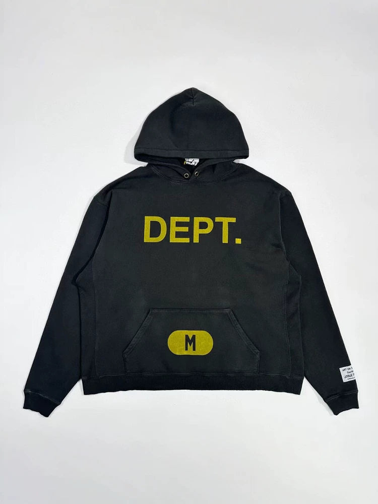 GALLERY DEPT. SIZE LOGO HOODIE Size American Washed Outdated High Street OS Hoodie