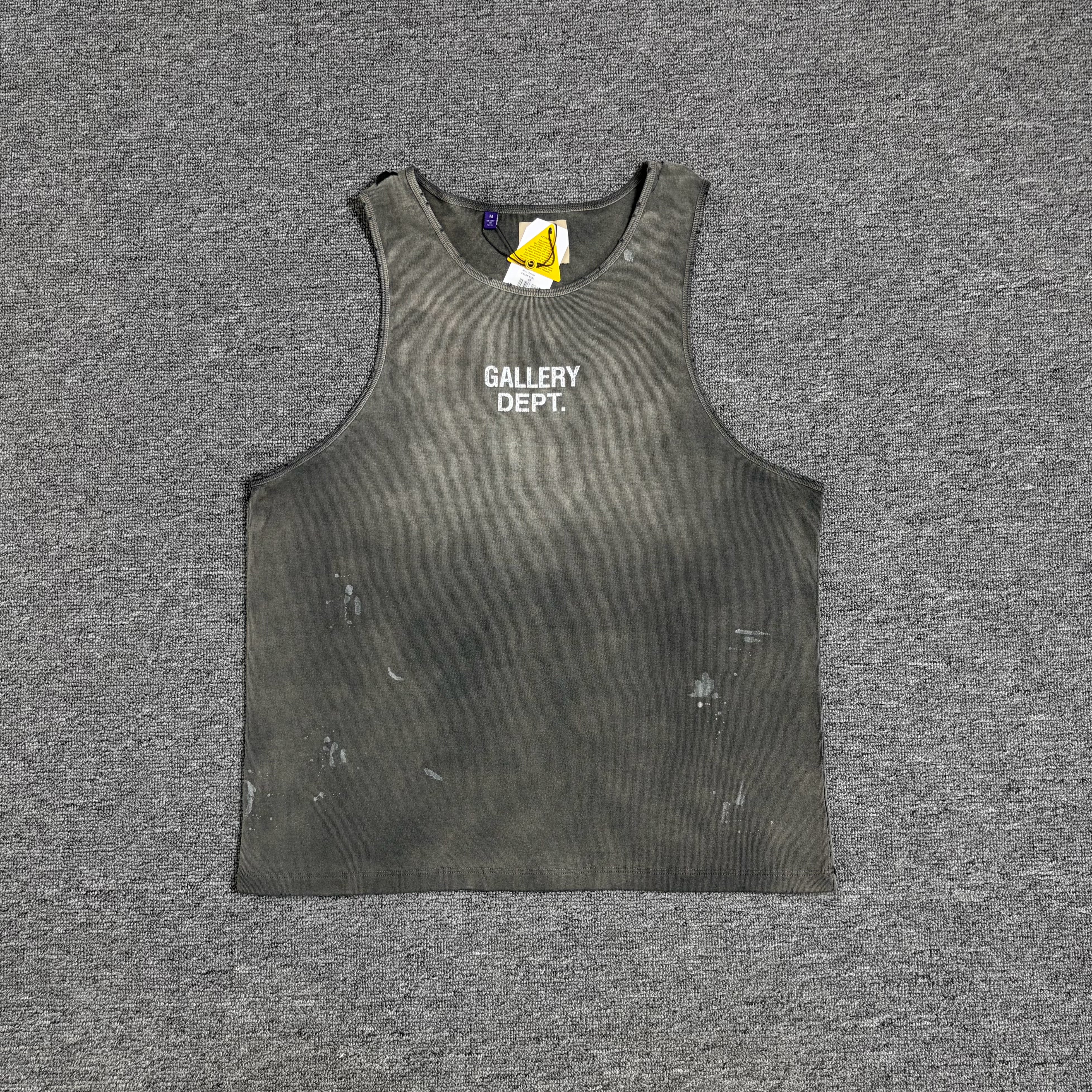 Gallery Dept. Sun Tank Top Faded Black Retro Tank Top