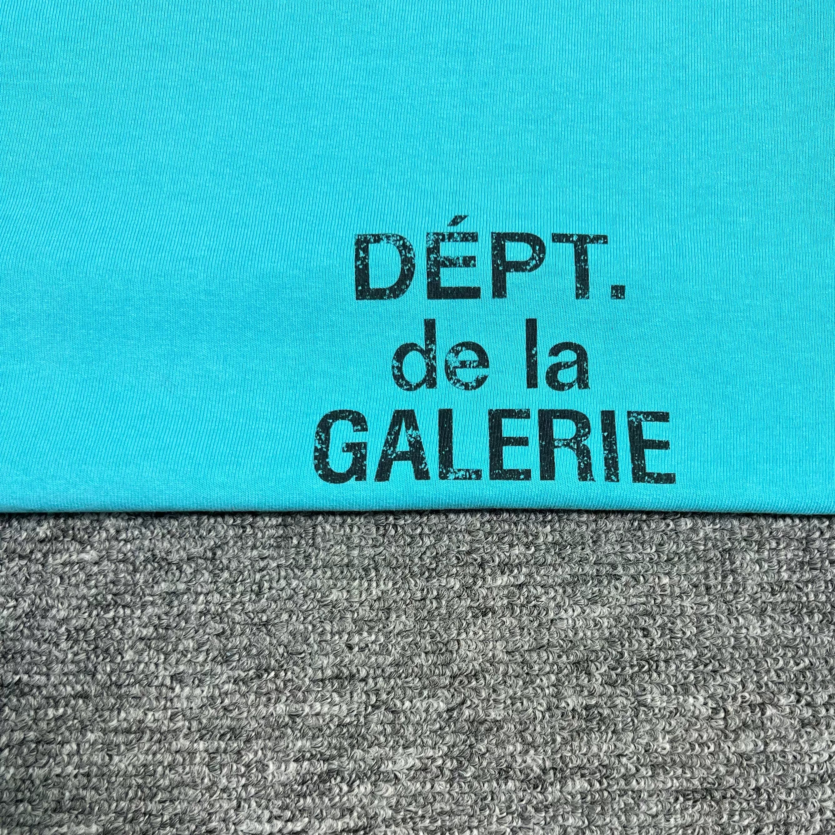 GALLERY DEPT. French T-shirt with French logo letter print short sleeved shirt for both men and women