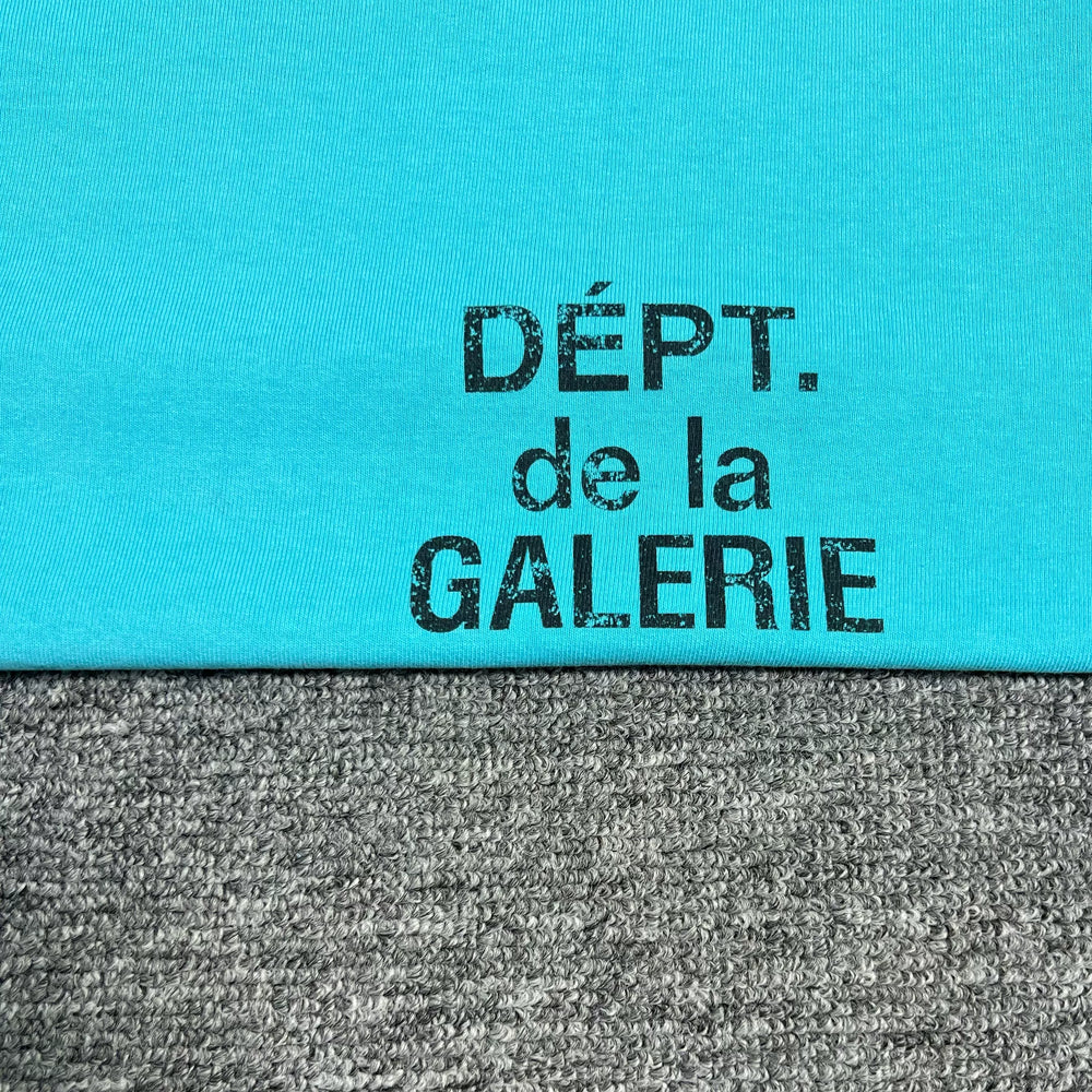 GALLERY DEPT. French T-shirt with French logo letter print short sleeved shirt for both men and women