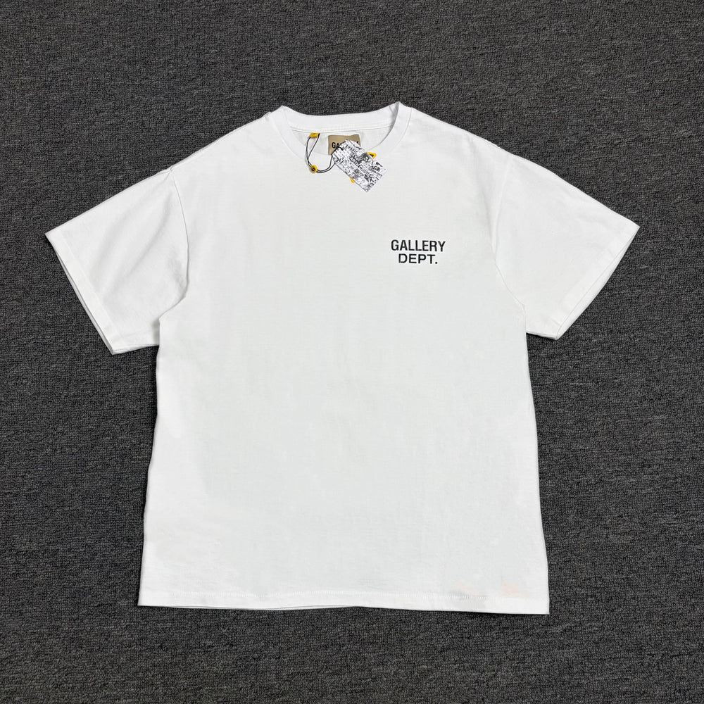 Gallery Dept. GD Logo DUSTY TEE Basic Letter Short Sleeve Loose Casual Simple T-shirt