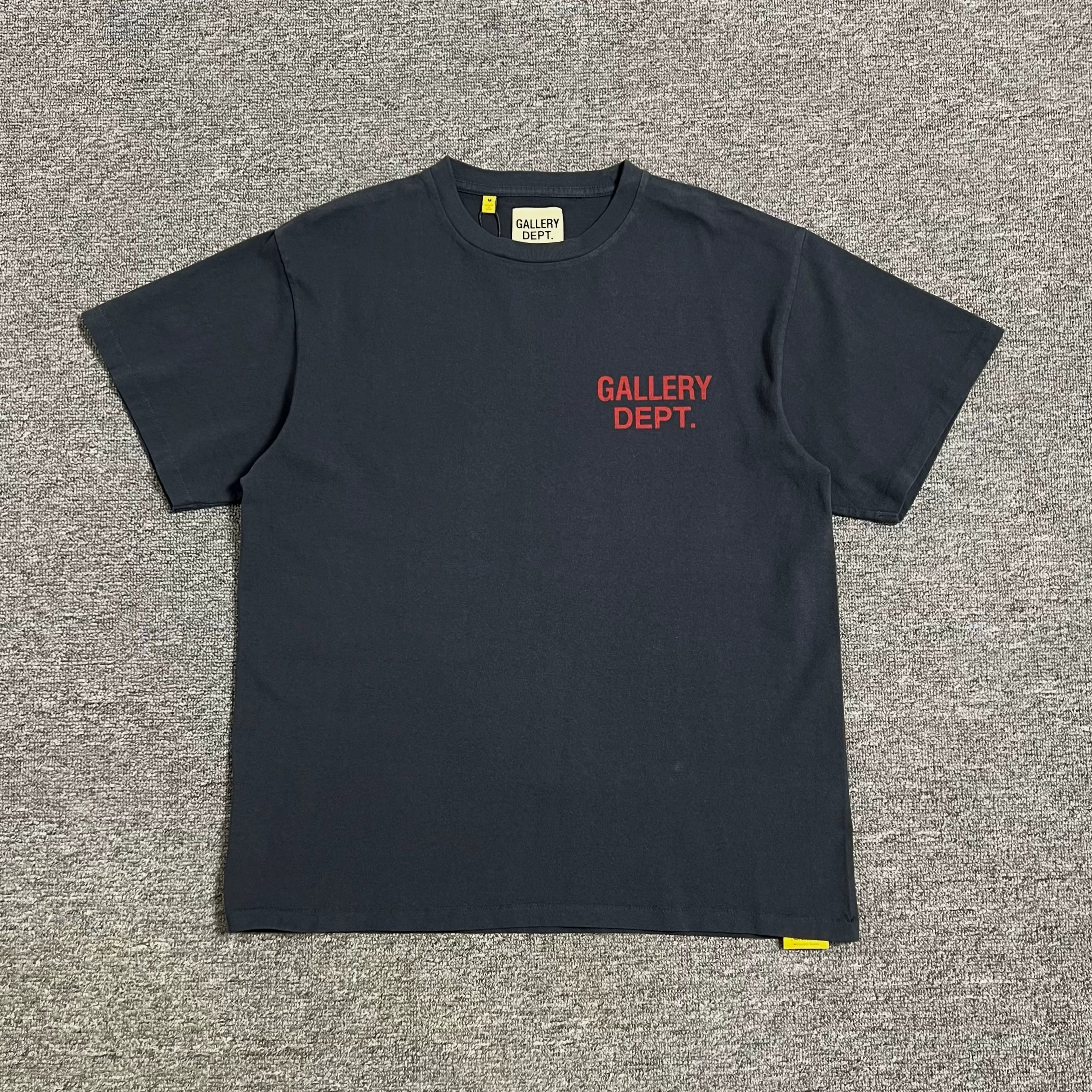 GALLERY DEPT. Souvenir Vintage Tee letter printed washed short sleeved unisex T-shirt